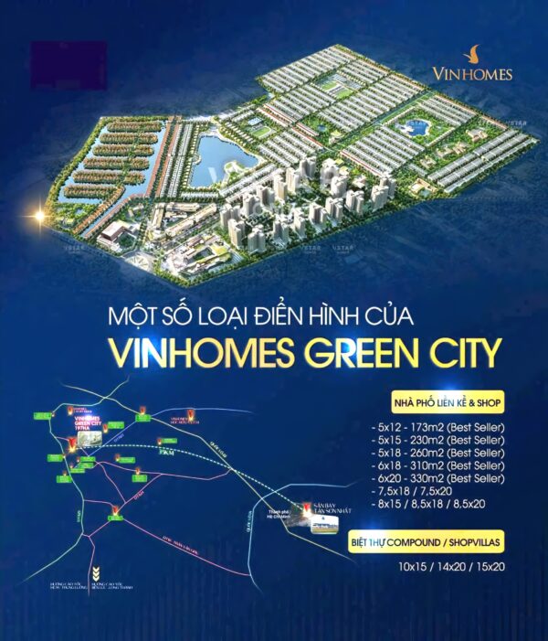 Kết nối hạ tầng vinhomes Green city