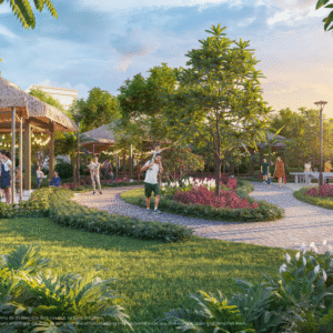 Khu BBQ ngoài trời Vinhomes Green City