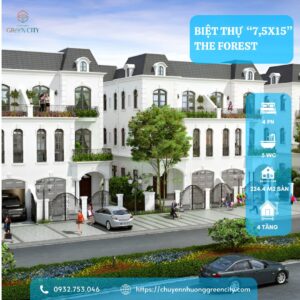 Sở hữu biệt thự song lập phân khu The Forest - Green City