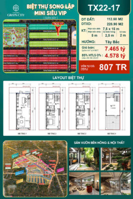 Biệt thự song lập The Forest - Green City