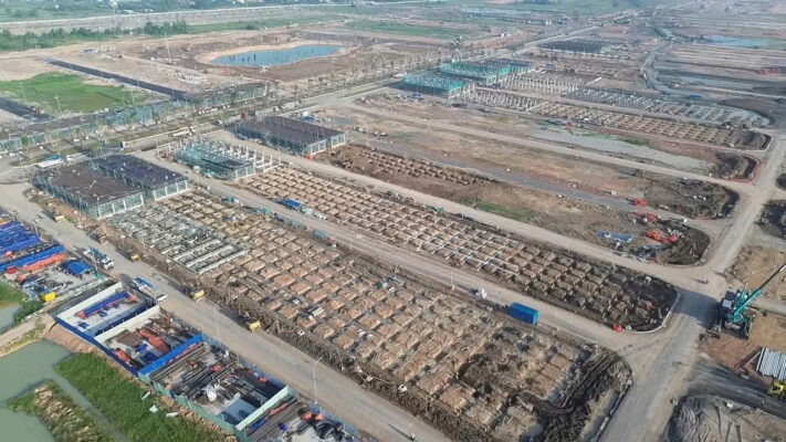 Cập nhật tiến độ thi công Green City tháng 8/2025