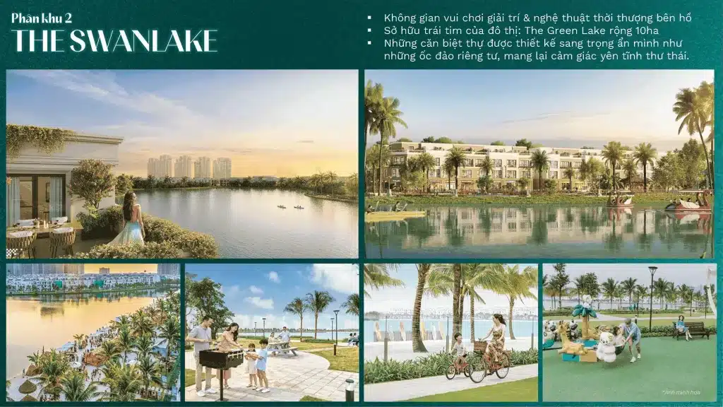 Biệt thự song lập 4 tầng, phân khu Swan Lake, Vinhomes Hậu nghĩa