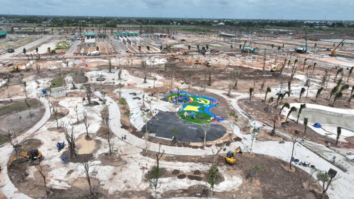 Tiến độ thi công Green City - Cập nhật cuối tháng 8/2025