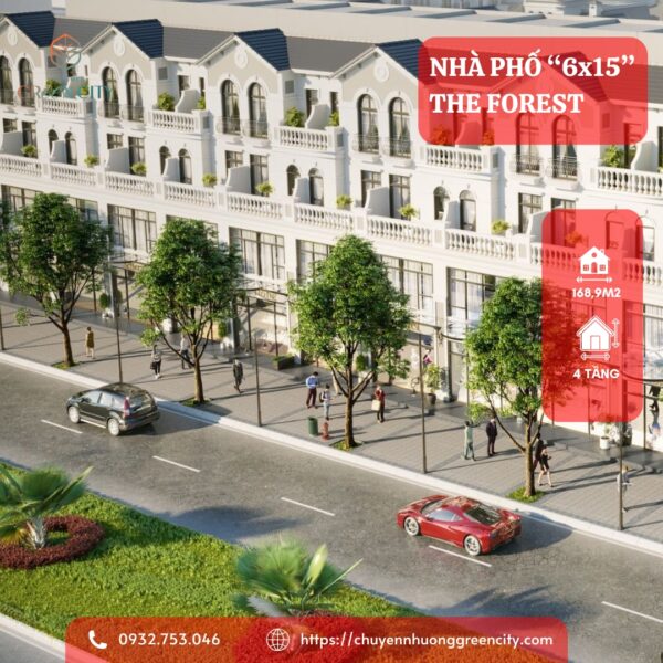 Nhà Phố Liền Kề 90m2 Giá Hấp Dẫn Tại The Forest, Vinhomes Green City