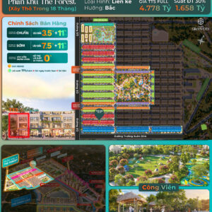 Bán Nhà Phố Liền Kề Giá Tốt Phân Khu The Forest, Vinhomes Green City