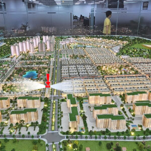 Vị trí shop house trên sa bàn vinhomes green city