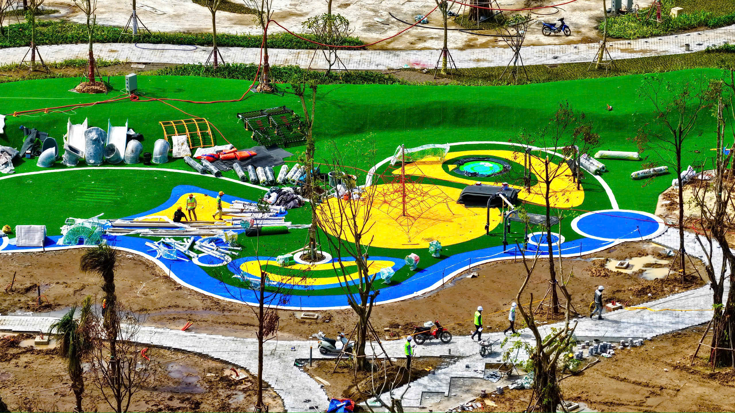 khu vui choi trẻ em vinhomes green city ngày 4-9-2025