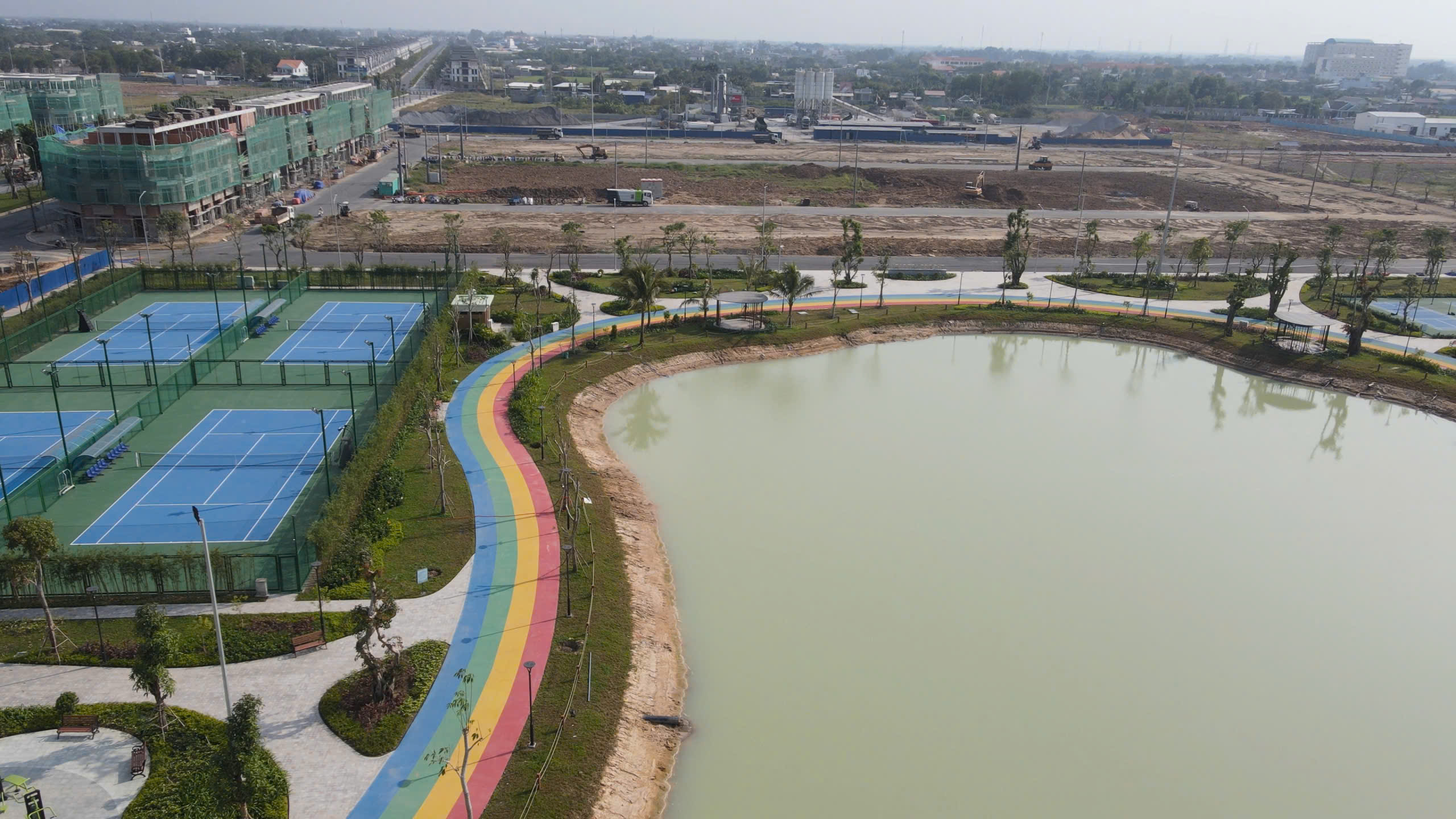 Cụm thể thao giải trí được đặt ở công viên Pop Art Park