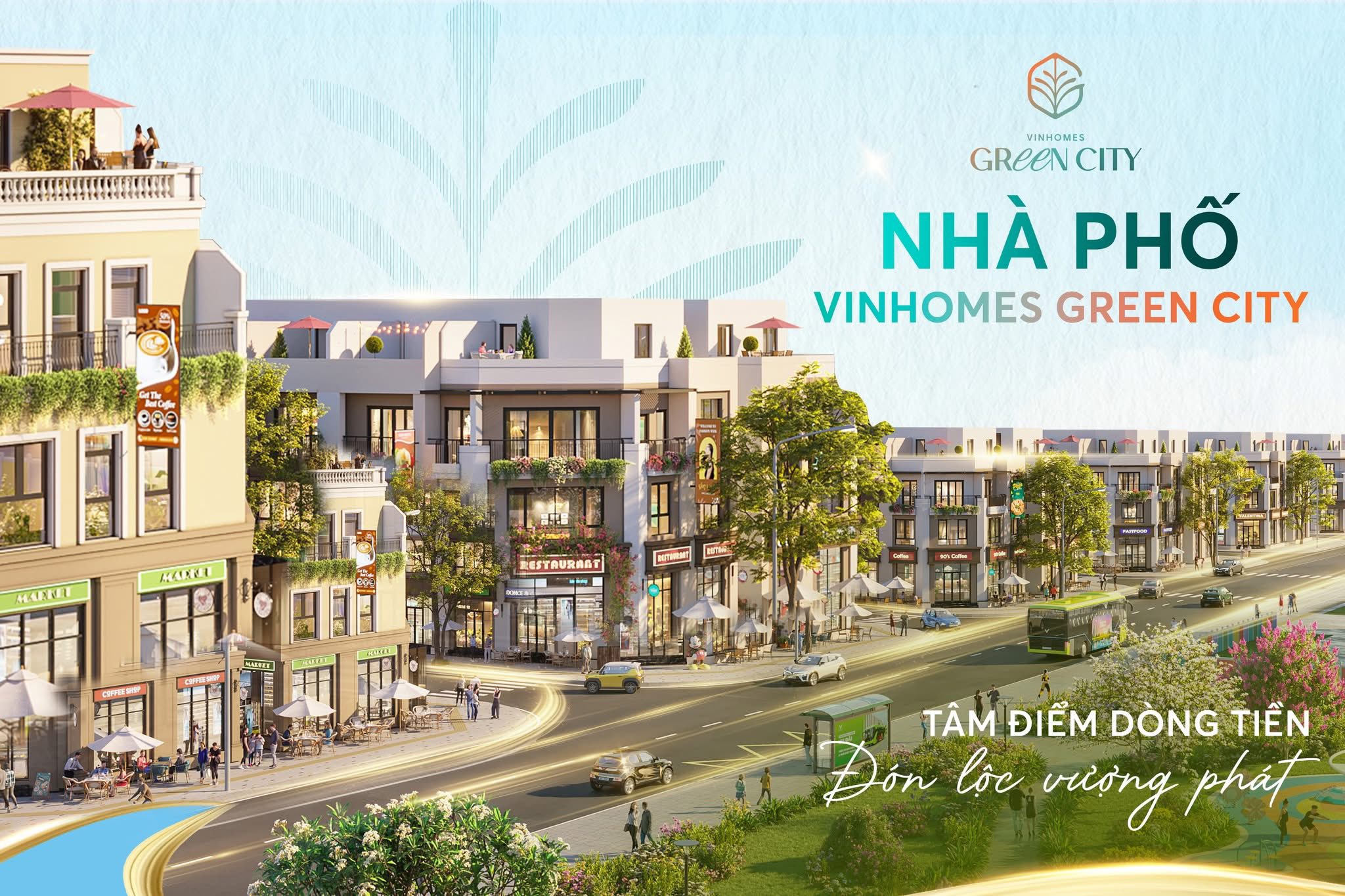 Phối cảnh nhà phố Vinhomes Hậu Nghĩa, Căn nhà đa công năng sử dụng có thể dùng tầng 1 để mở văn phòng hoặc kinh doanh, tầng 2,3,4 dùng sinh hoạt chung cho gia đình