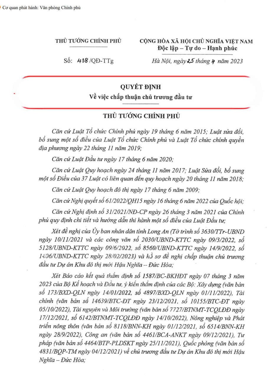 Dự án Vinhomes Hậu Nghĩa đã đủ điều kiện mở bán chưa?